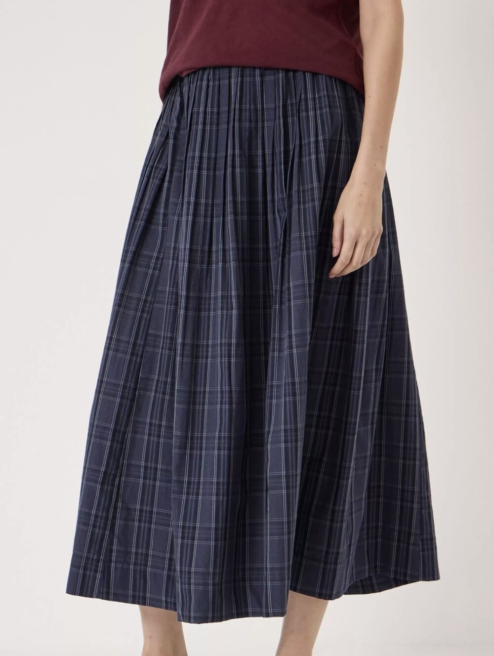 Pendleton Plaid Pleated Skirt